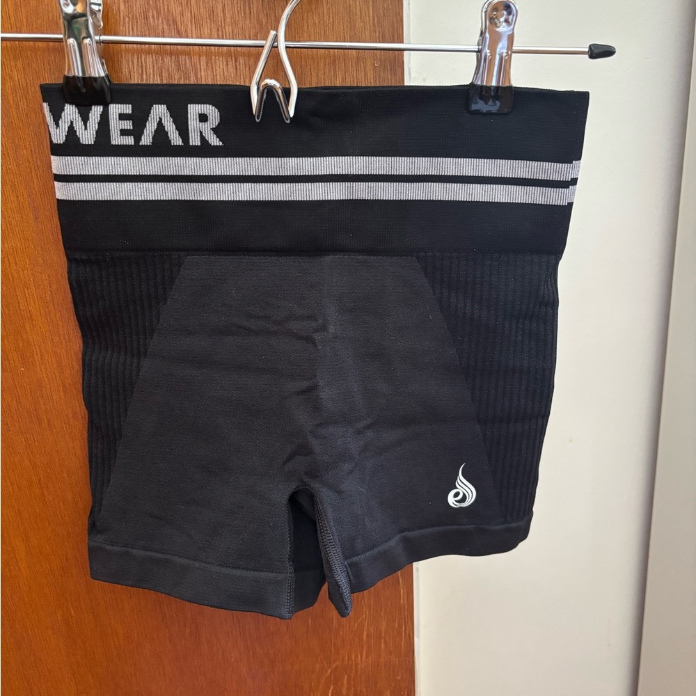 Ryderwear Black and Gray Spandex Shorts